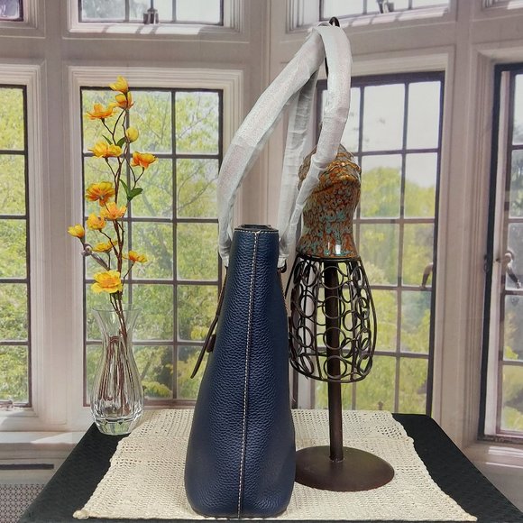 NWT DOONEY & BOURKE LARGE PEBBLE GRAIN SHOPPER & LARGE SLIM WRISTLET (BL… - Picture 4 of 16